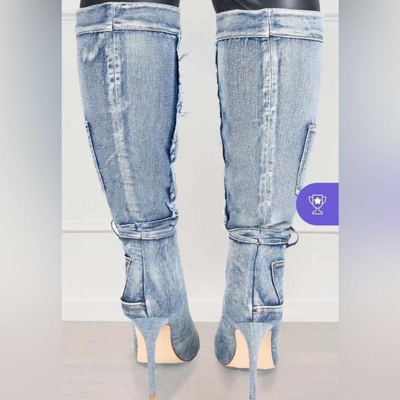 Denim Boots - Picture 3 of 3